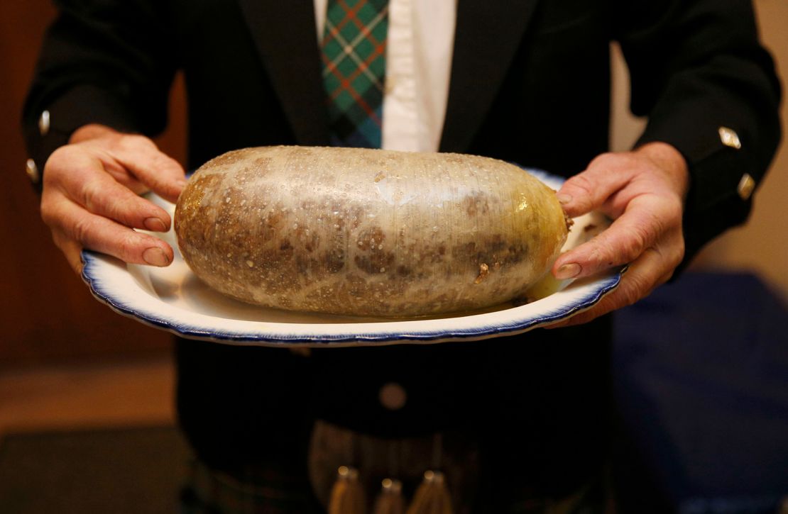 The import of Scottish haggis from the United States is banned. 