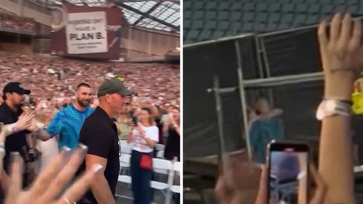 Travis Kelce Attends Taylor Swift’s Sydney Concert, Kiss After Show