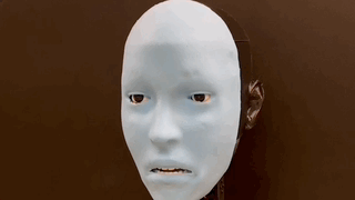 An expression-matching robot will haunt your dreams but someday it may be your only friend