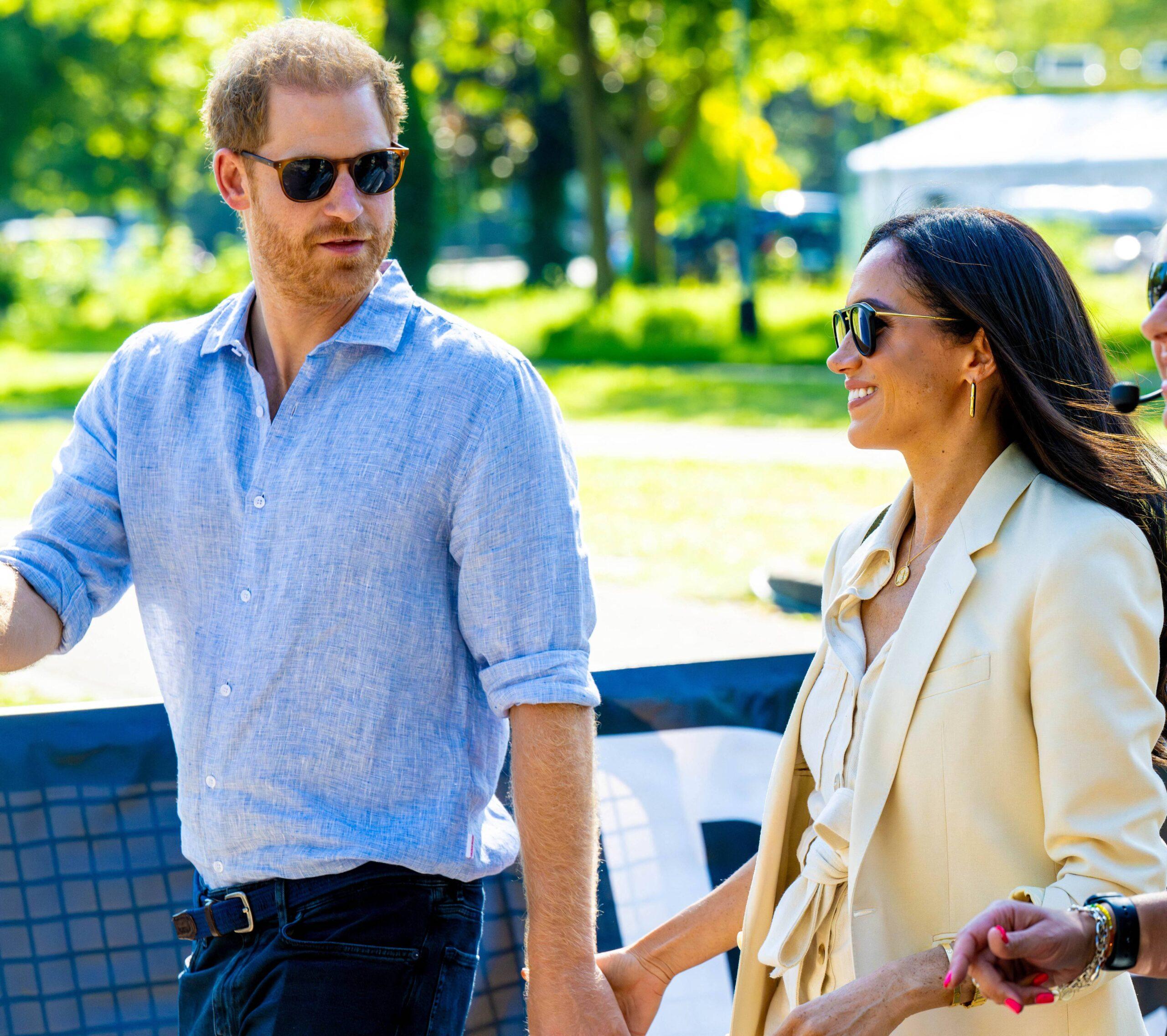 Meghan Markle is a sight to behold in a white dress for polo event with Prince Harry
