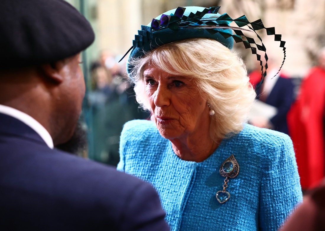 Bitch  The Times: Queen Camilla is set to wear some of the QEII’s favorite jewelery